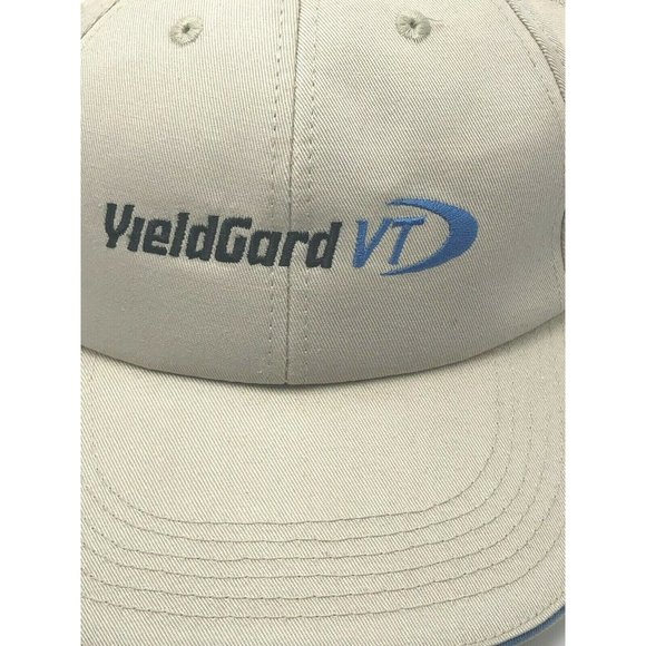 YieldGard VT Farm Hat Cap Strapback Khaki Blue Agriculture Rootworm Technology - Picture 2 of 4